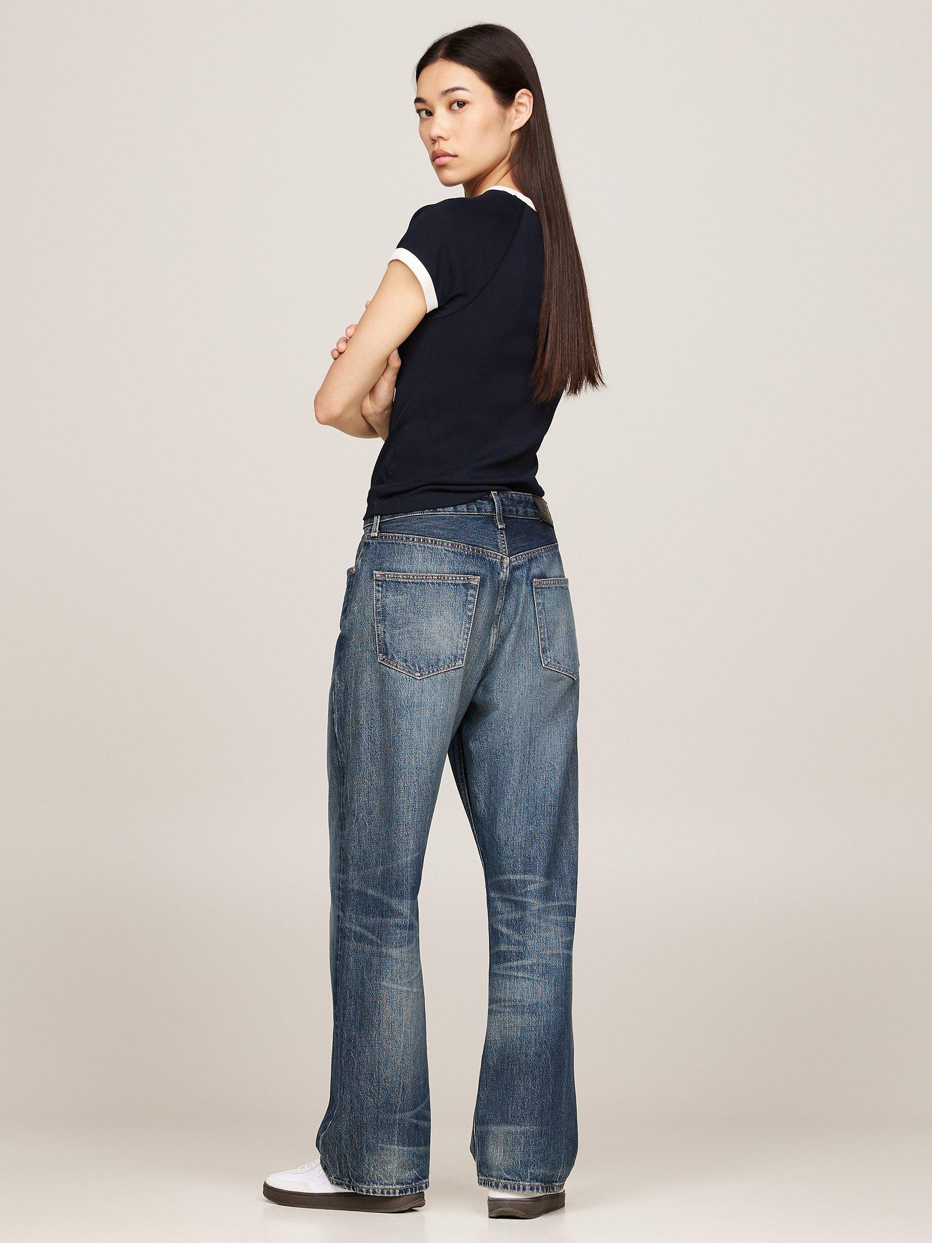 Tommy Hilfiger Losse Straight Cut Jeans, Koa