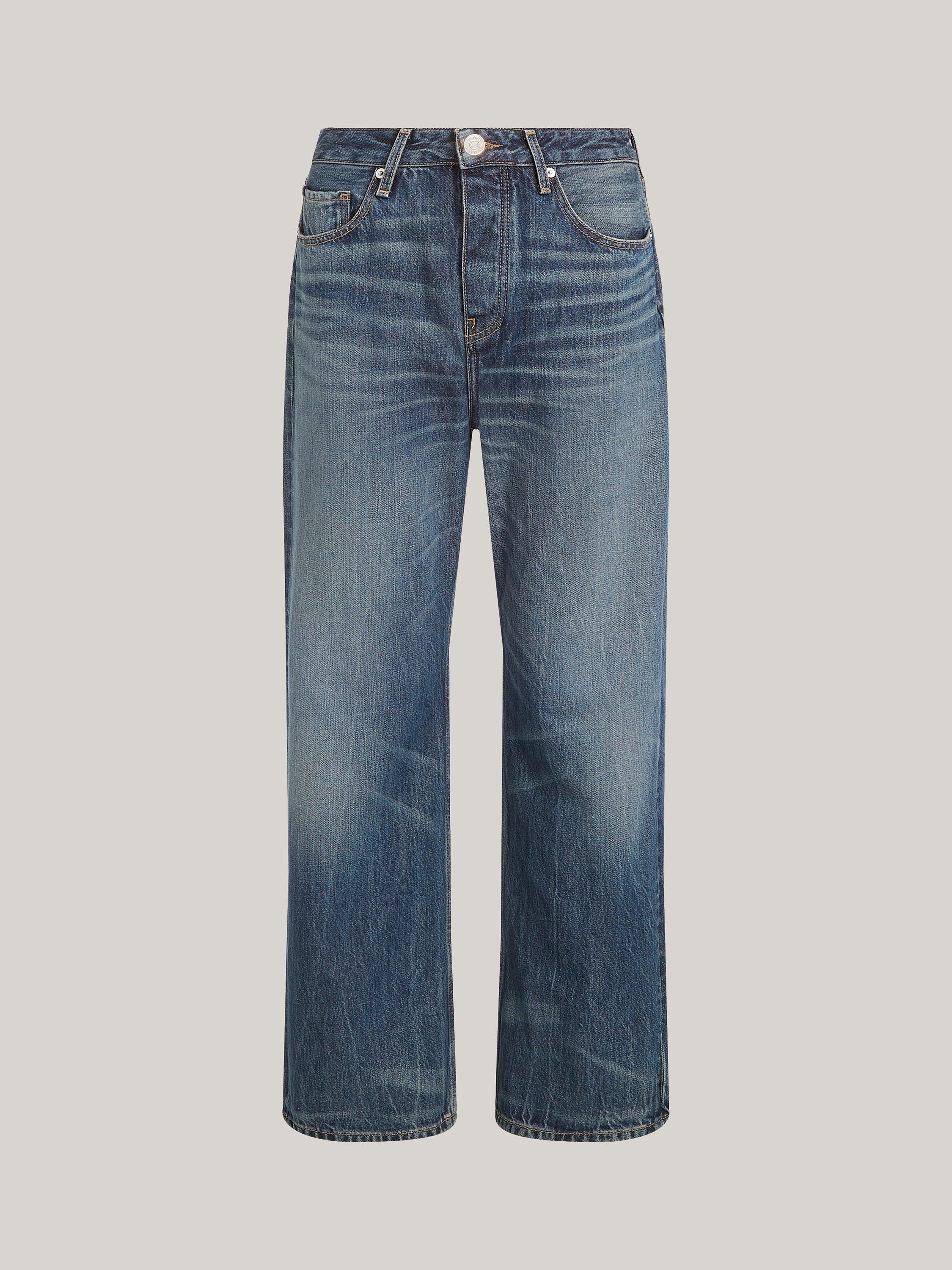 Tommy Hilfiger Losse Straight Cut Jeans, Koa