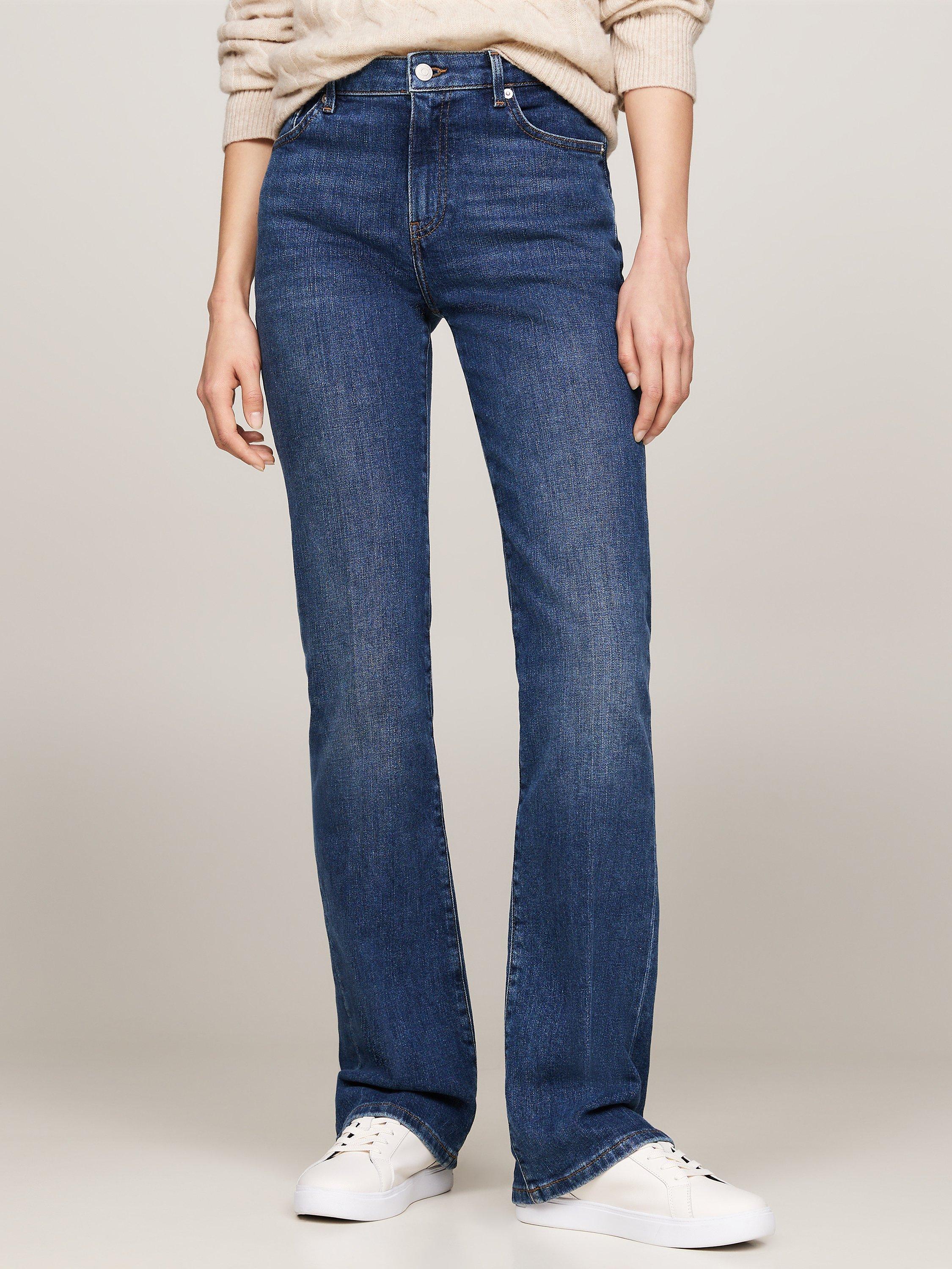 Tommy Hilfiger Mid Rise Bootcut Jeans Mid Blue