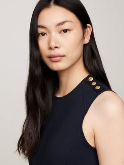 Tommy Hilfiger Punto Bodycon Dress, Desert Sky - view 2, Desert Sky