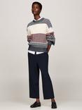 Tommy Hilfiger Stripe Wool Blend Jumper, Multi