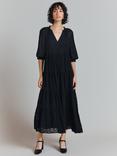 Ghost Bea Maxi Dress, Black