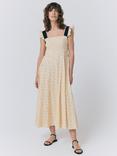 Ghost Charlotte Embroidered Midi Dress