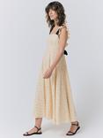 Ghost Charlotte Embroidered Midi Dress