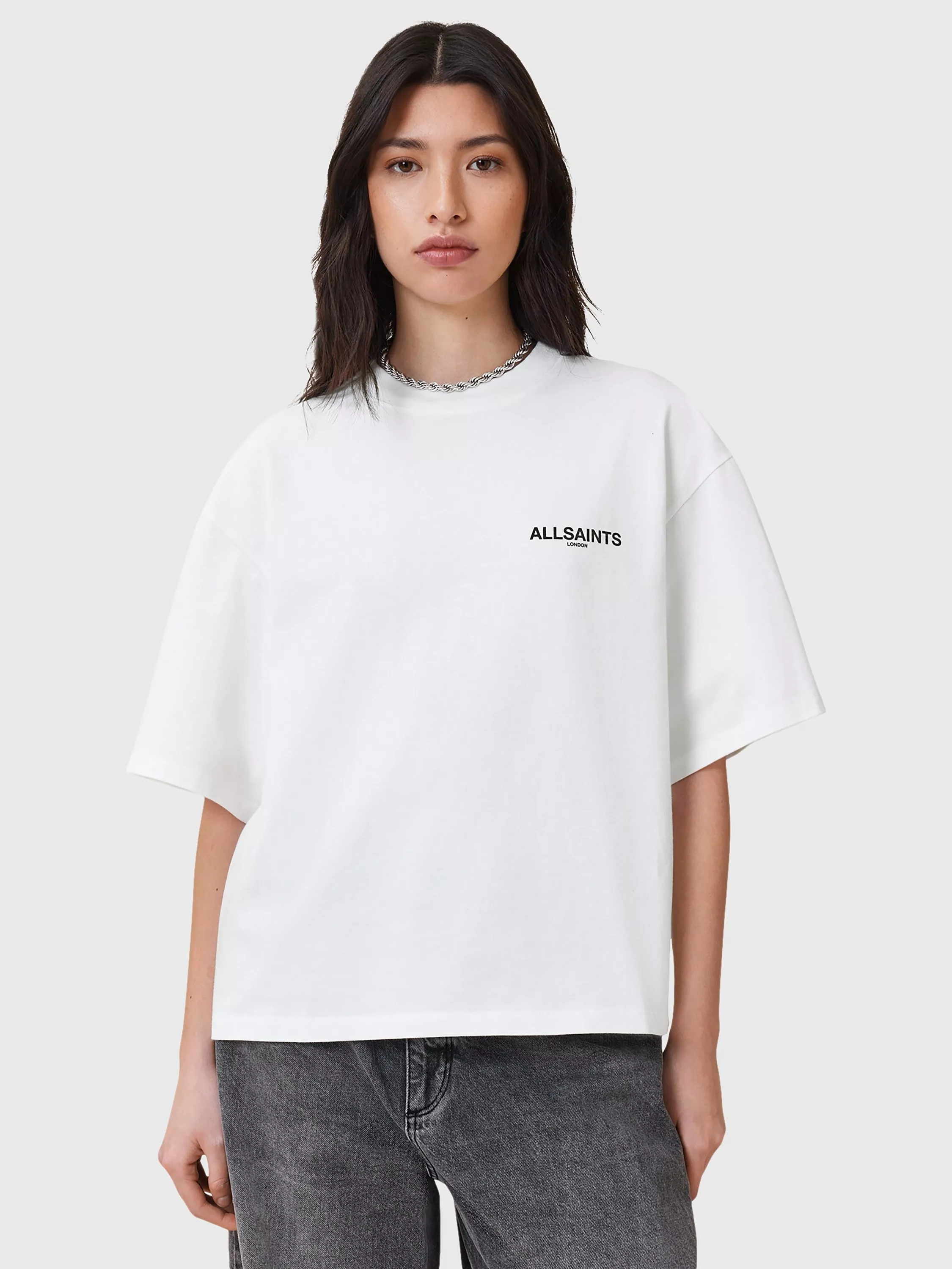 AllSaints Guardian Amelie Tee, White