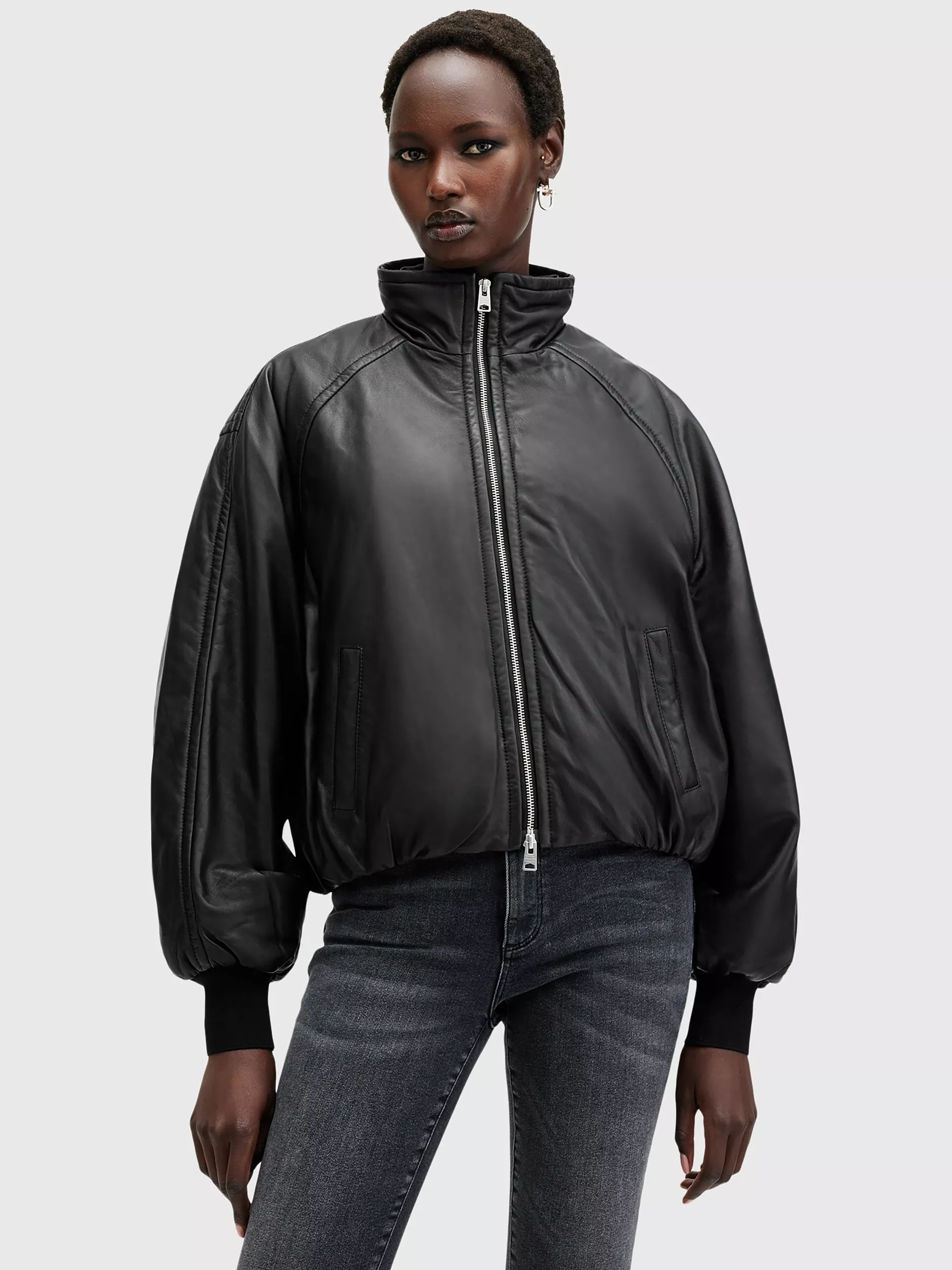 Women s Coats Jackets AllSaints Bomber John Lewis Partners