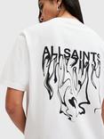 AllSaints Inksaints Boyfriend Tee, White