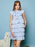 Sister Jane Ruby Ruffle Mini Dress, Blue