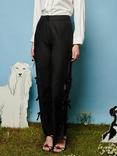 Sister Jane Sandy Bow Trousers, Black