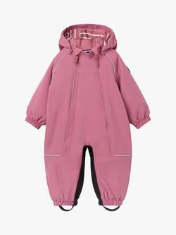 Polarn O. Pyret Baby Waterproof Snowsuit, Pink, Pink