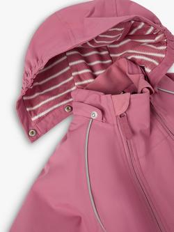 Polarn O. Pyret Baby Waterproof Snowsuit, Pink - view 2, Pink