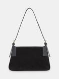 Whistles Paloma Small Suede Bag, Black