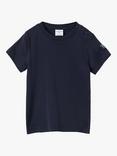 Polarn O. Pyret Kids' Organic Cotton T-Shirt, Blue