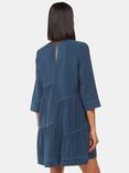 Whistles Phoebe Seam Trapeze Dress, Blue