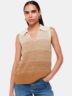 Whistles Ombre Collar Tank, Natural, Natural
