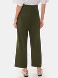 Whistles Camilla Wide Leg Trousers, Khaki