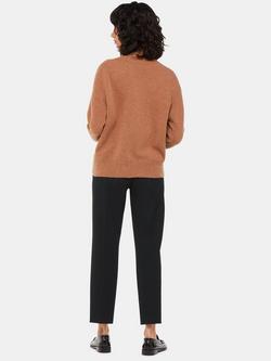 Whistles Lily Cigarette Trousers, Black - view 2, Black