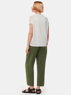 Whistles Petite Tessa Utility Trousers, Khaki - view 2, Khaki
