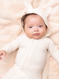 Angel & Rocket Baby Bunny Onesie, Natural, Natural