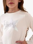 Angel & Rocket Kids' Erin Star Top, Ivory