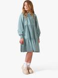 Angel & Rocket Kids' Ellerie Textured Tiered Dress, Green, Green