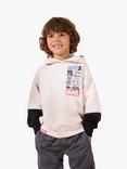 Angel & Rocket Kids' Marvel Double Layer Hoodie, Grey, Grey