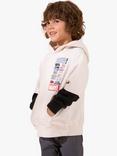 Angel & Rocket Kids' Marvel Double Layer Hoodie, Grey, Grey