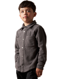 Angel & Rocket Kids' Fleece Overshirt, Black