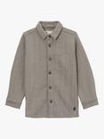 Angel & Rocket Kids' Herringbone Textured Shirt, Grey