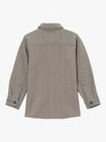 Angel & Rocket Kids' Herringbone Textured Shirt, Grey, Grey