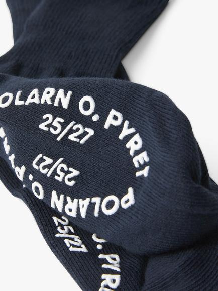 Polarn O. Pyret Kids' Anti-Slip Socks, Pack of 2 - view 2, Blue