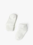 Polarn O. Pyret Kids' Anti-Slip Socks, Pack of 2, White