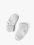 Polarn O. Pyret Kids' Anti-Slip Socks, Pack of 2, Grey