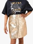 Angel & Rocket Kids' Faux Leather Mini Skirt