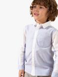 Angel & Rocket Kids' Chase Cotton Shirt, White