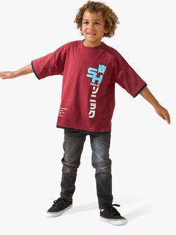 Angel & Rocket Kids' Sonic Tee, Red - view 2, Red