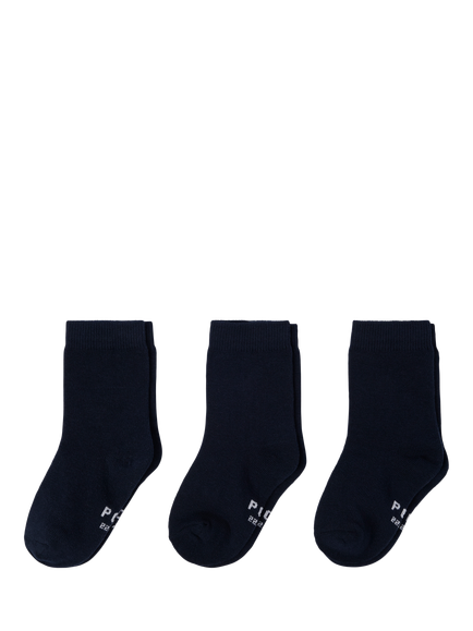 Polarn O. Pyret Kids' Socks, Pack of 3, Blue