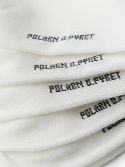 Polarn O. Pyret Kids' Socks, Pack of 3 - view 2, White