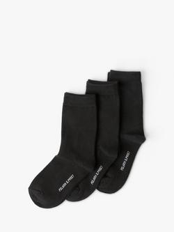 Polarn O. Pyret Kids' Socks, Pack of 3, Black