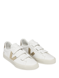 VEJA Recliffe Leather Trainers, Platine