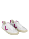 VEJA Esplar Leather Trainers, White Ultraviolet