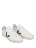 VEJA Campo Leather Trainers, White Khaki