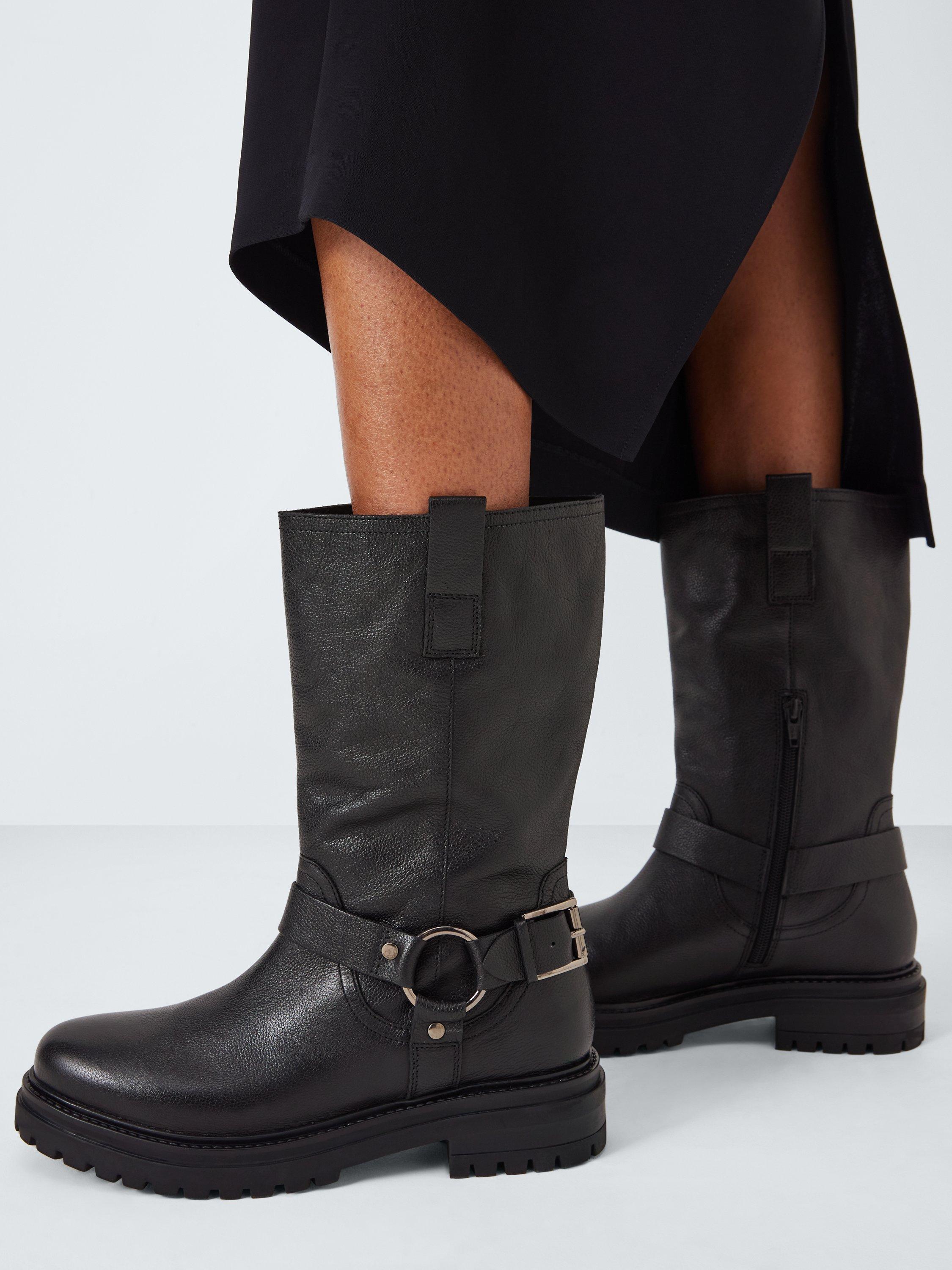 John lewis womens biker boots on sale