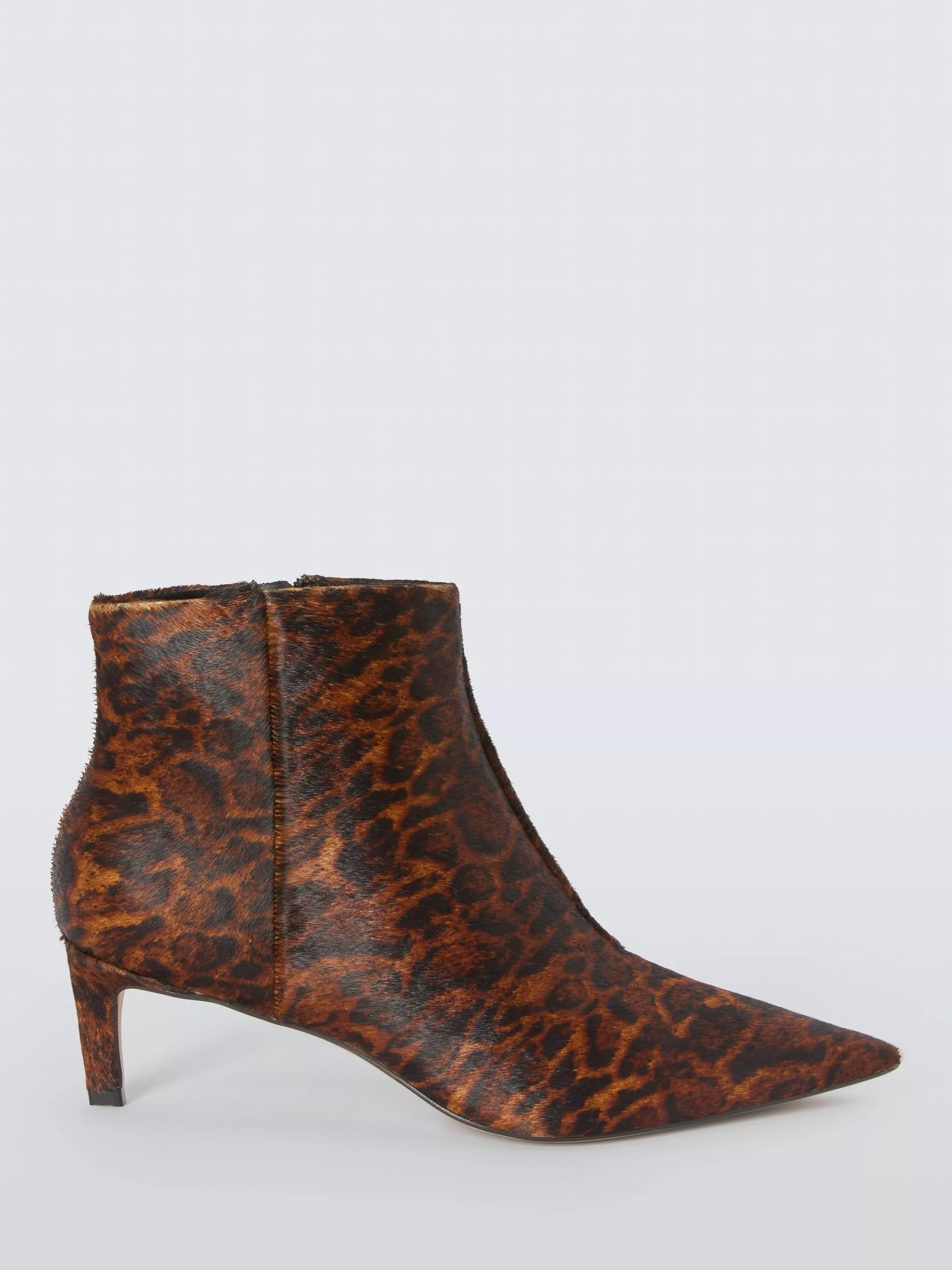 Leopard print ankle boots kitten heel online