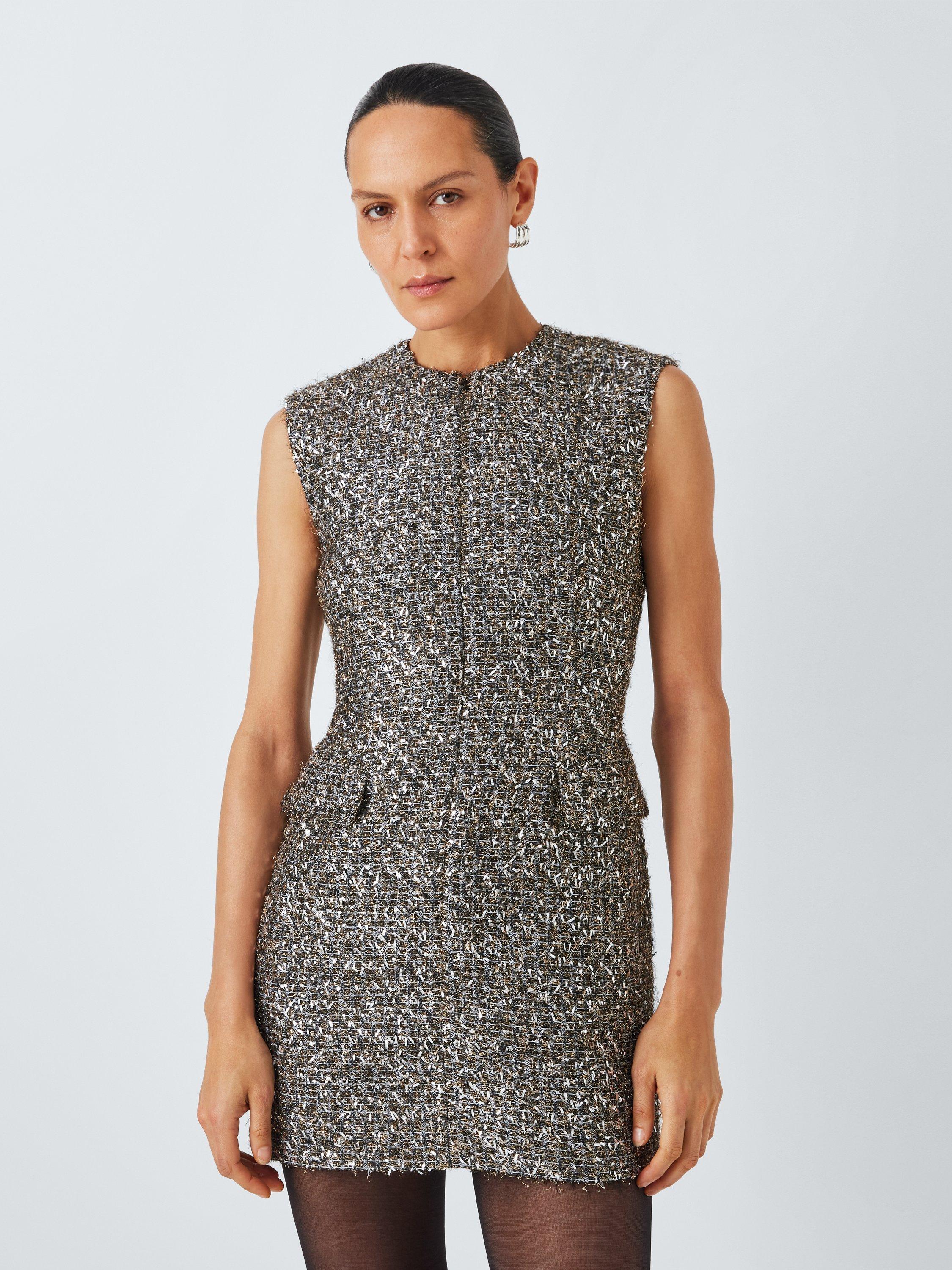rag bone Tina Linton Wool Blend Dress Grey