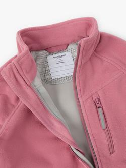 Polarn O. Pyret Kids' Fleece Jacket, Pink - view 2, Pink