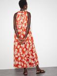 Monsoon Shelly Print Maxi Dress, Rust