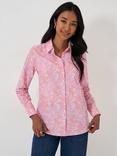 Crew Clothing Lulworth Floral Shirt, Rose Pink, Rose Pink