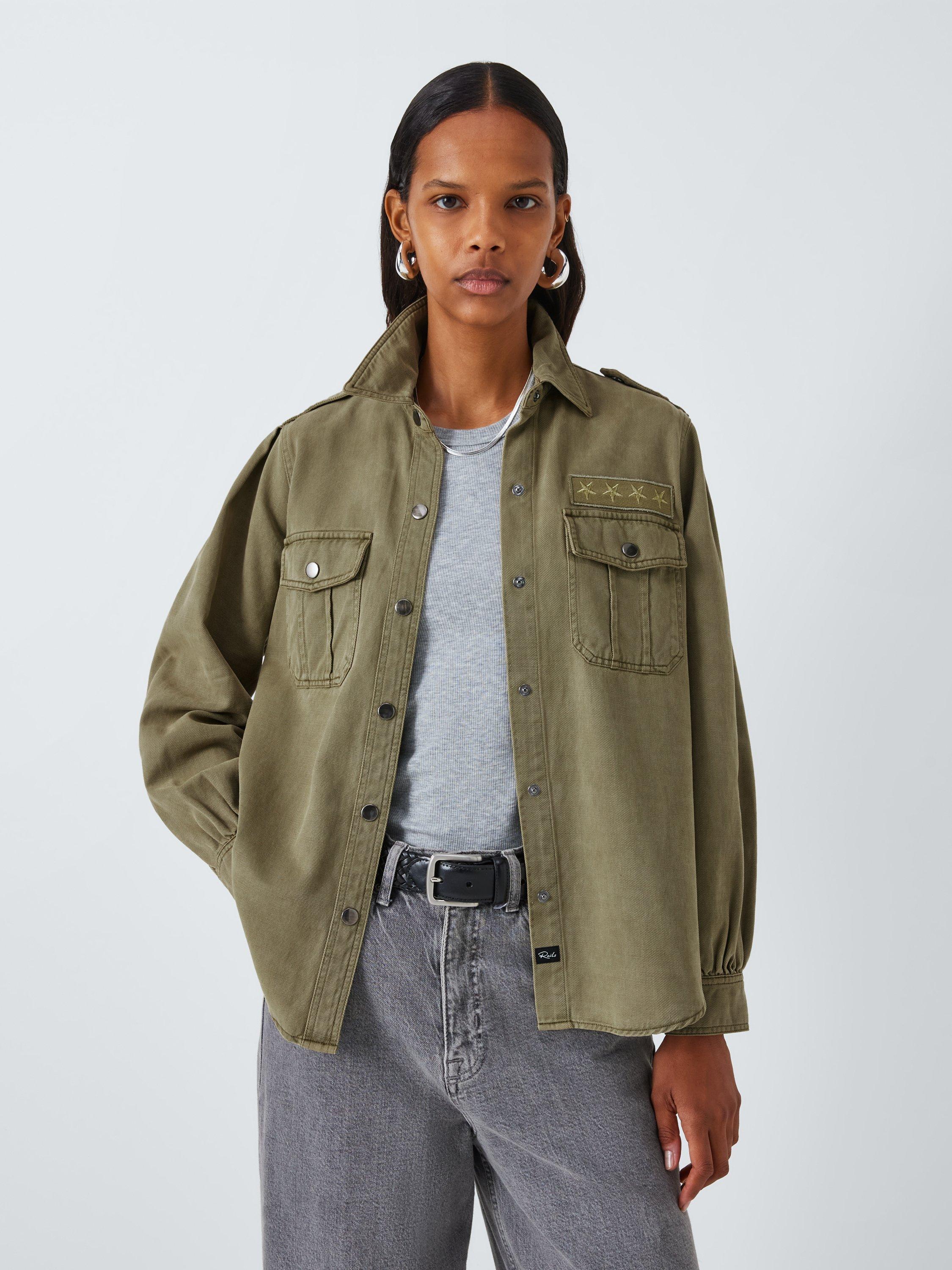 Rails Cameron Military Shacket, Canteen