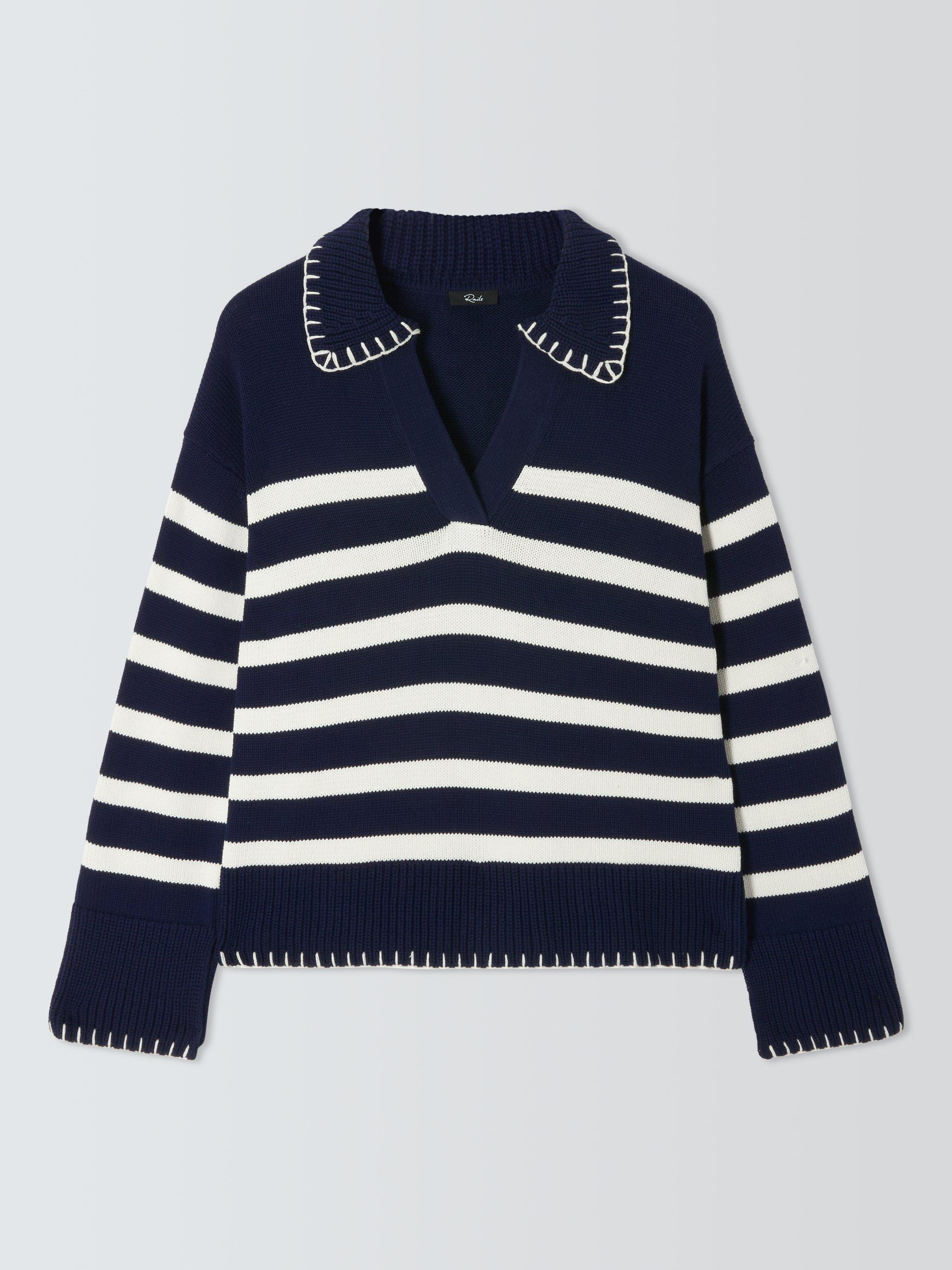 Rails Athena Stripe Jumper Navy Ivory